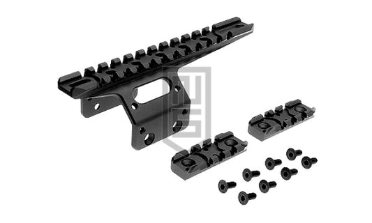 Action Army ハンドガードレール セット(AAC T10 黒)