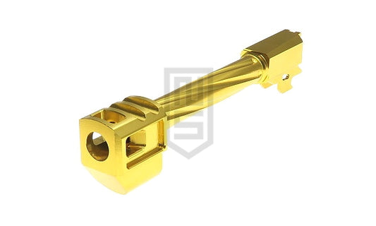 GunDay ツイスト式 アウターバレル & コンペンセイター セット(SIG / VFC M17 ゴールド タイプB)