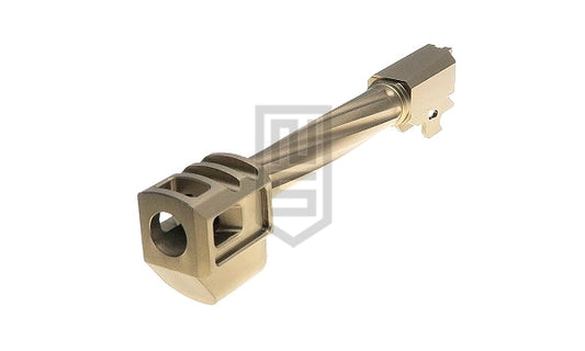 GunDay ツイスト式 アウターバレル & コンペンセイター セット(SIG / VFC M17 ブロンズ タイプB)