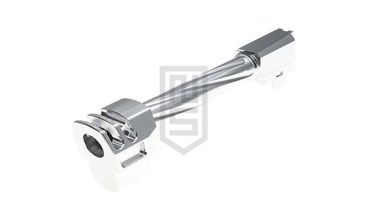 GunDay ツイスト式 アウターバレル & コンペンセイター セット(SIG / VFC M17 シルバー タイプA)