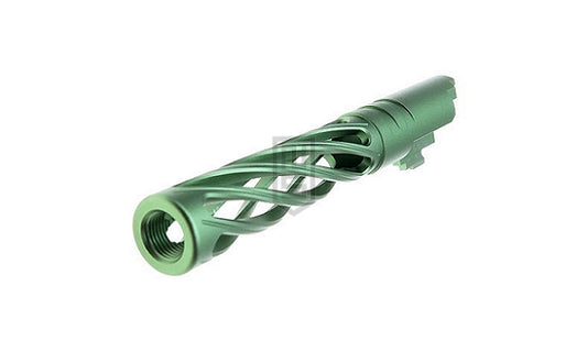 DR.BLACK Dingingタイプ スーパーホロウ アルミ製 アウターバレル(TM Hi-CAPA 5.1シリーズ グリーン)