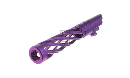 DR.BLACK Dingingタイプ スーパーホロウ アルミ製 アウターバレル(TM Hi-CAPA 5.1シリーズ パープル)