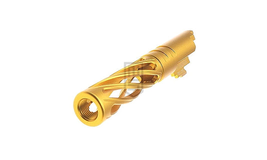 DR.BLACK Dingingタイプ スーパーホロウ アルミ製 アウターバレル(TM Hi-CAPA 4.3シリーズ ゴールド)