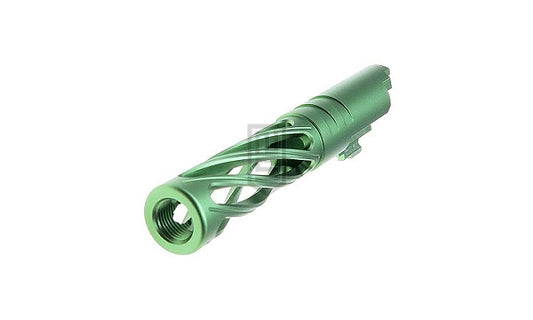 DR.BLACK Dingingタイプ スーパーホロウ アルミ製 アウターバレル(TM Hi-CAPA 4.3シリーズ グリーン)