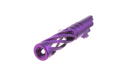 DR.BLACK Dingingタイプ スーパーホロウ アルミ製 アウターバレル(TM Hi-CAPA 4.3シリーズ パープル)