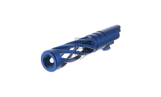 DR.BLACK Dingingタイプ スーパーホロウ アルミ製 アウターバレル(TM Hi-CAPA 4.3シリーズ ブルー)