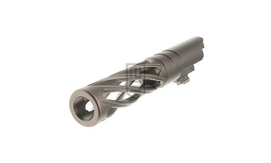 DR.BLACK Dingingタイプ スーパーホロウ アルミ製 アウターバレル(TM Hi-CAPA 4.3シリーズ タン色)