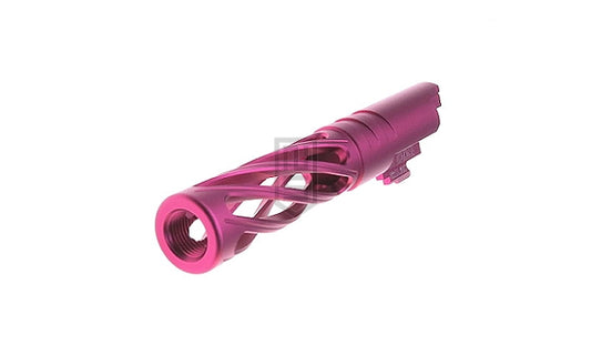 DR.BLACK Dingingタイプ スーパーホロウ アルミ製 アウターバレル(TM Hi-CAPA 4.3シリーズ マゼンタ)