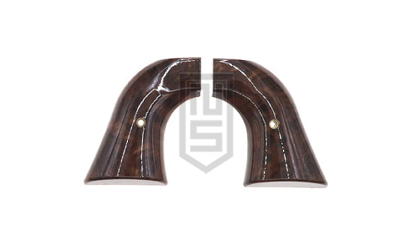 King Arms SAA .45ピースメーカー グリップ パネル - Wood Pattern タイプC