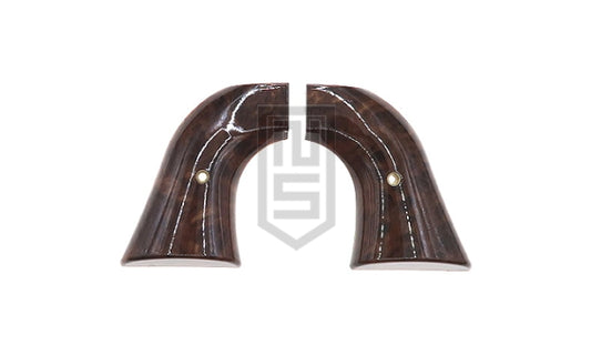 King Arms SAA .45ピースメーカー グリップ パネル - Wood Pattern タイプC