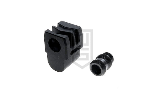 GunDay WE M17 / M18シリーズ用 コンパクト コンペンセイター(14mm- / 11mm+)- 黒