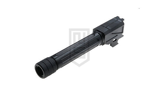 GunDay SIG / VFC M18用 フルート ツイスト式 スチールアウターバレル(14mm)- 黒