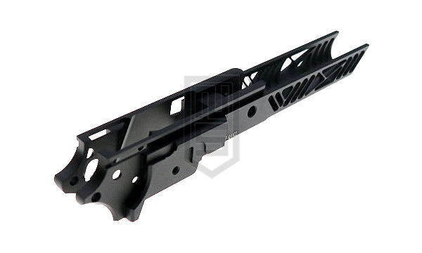 DR.BLACK マルイ Hi-CAPA 5.1用 CNCアルミフレーム Type F-01 -ブラック