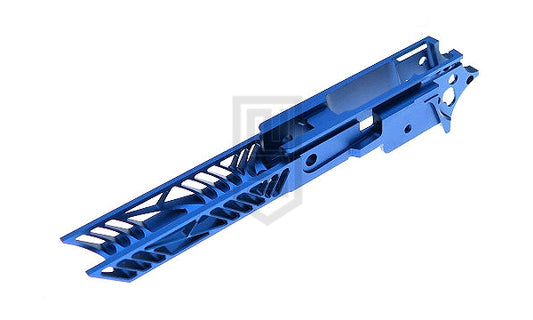 DR.BLACK マルイ Hi-CAPA 5.1用 CNCアルミフレーム Type F-01 -ブルー