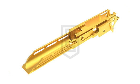 DR.BLACK マルイ Hi-CAPA 5.1用 CNCアルミフレーム Type F-02 -ゴールド