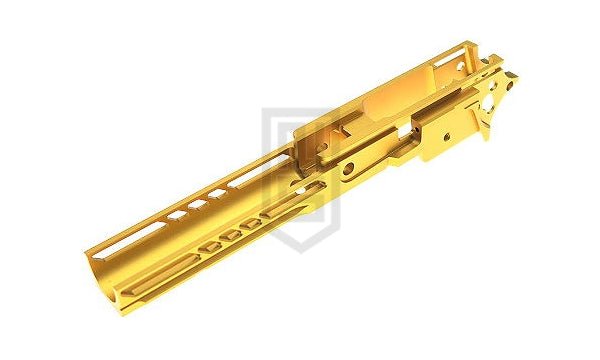 DR.BLACK マルイ Hi-CAPA 5.1用 CNCアルミフレーム Type F-03 -ゴールド