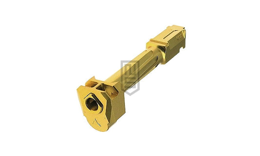 GunDay ツイスト式 アウターバレル & コンペンセイター セット(Umarex / VFC G19X G45)- ゴールド