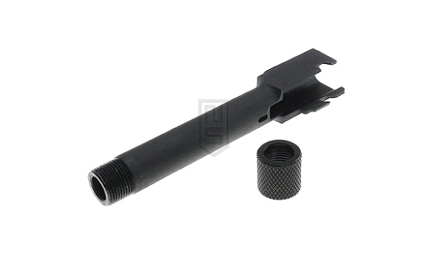 GunDay Umarex / VFC G19 Gen4 / G19X / G45用 ツイスト式 スチールアウターバレル - 14mm(お取り寄)