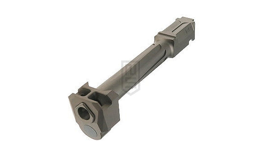 GunDay Umarex / VFC G17 Gen5用 R仕様 ツイスト式 アウターバレル & コンペンセイター セット(14mm)- タン色