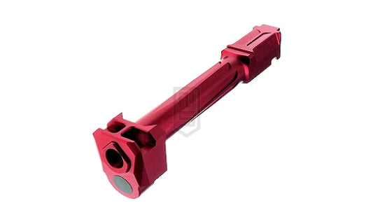 GunDay Umarex / VFC G17 Gen5用 R仕様 ツイスト式 アウターバレル & コンペンセイター セット(14mm)- レット(お取り寄)