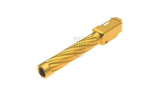 TTI Airsoft TM G17 Gen3 / WE Gシリーズ用 固定式アウターバレル(タイプB)- ゴールド