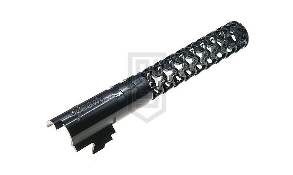 DR.BLACK TM Hi-CAPA 5.1シリーズ用 GEMOアルミアウターバレル - 黒