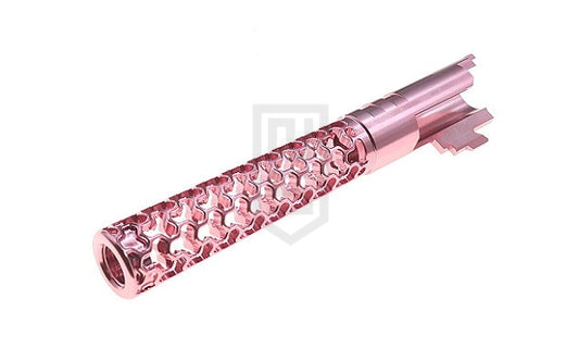 DR.BLACK TM Hi-CAPA 5.1シリーズ用 GEMOアルミアウターバレル - ピンク