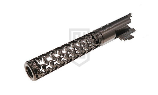 DR.BLACK TM Hi-CAPA 5.1シリーズ用 GEMOアルミアウターバレル - タン色