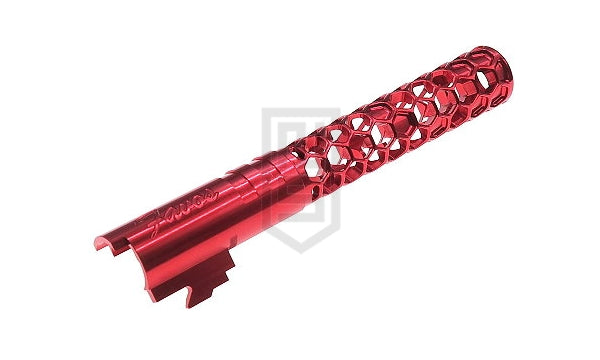 DR.BLACK TM Hi-CAPA 5.1シリーズ用 FAVOSアルミアウターバレル - レット