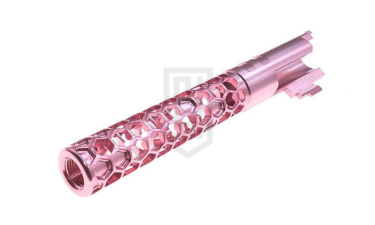DR.BLACK TM Hi-CAPA 5.1シリーズ用 FAVOSアルミアウターバレル - ピンク