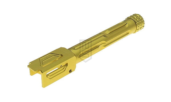 TTI Airsoft Umarex × Glock / VFC G17 Gen5用 固定式 アウターバレル(タイプ A)- ゴールド