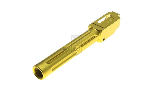 TTI Airsoft Umarex × Glock / VFC G17 Gen5用 固定式 アウターバレル(タイプ B)- ゴールド