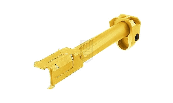 GunDay MARUI G17 Gen5 MOS用 R仕様 ツイスト式 アウターバレル & コンペンセイターセット - ゴールド(お取り寄)