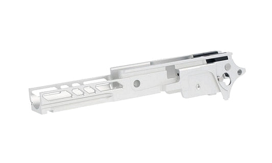 DR.BLACK マルイ Hi-CAPA 5.1用 3.9" CNCアルミフレーム Type F-04 - シルバー