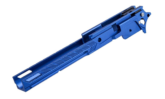 DR.BLACK マルイ Hi-CAPA 5.1用 CNCアルミフレーム Type F-05  - ブルー
