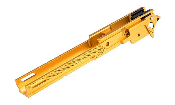 DR.BLACK マルイ Hi-CAPA 5.1用 CNCアルミフレーム Type F-05 -ゴールド