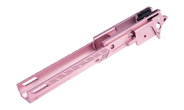 DR.BLACK マルイ Hi-CAPA 5.1用 CNCアルミフレーム Type F-05 -ピンク