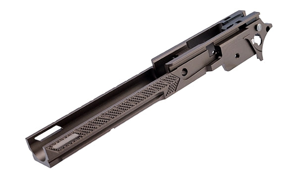 DR.BLACK マルイ Hi-CAPA 5.1用 CNCアルミフレーム Type F-05 - タン色