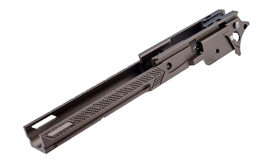 DR.BLACK マルイ Hi-CAPA 5.1用 CNCアルミフレーム Type F-05  - タン色