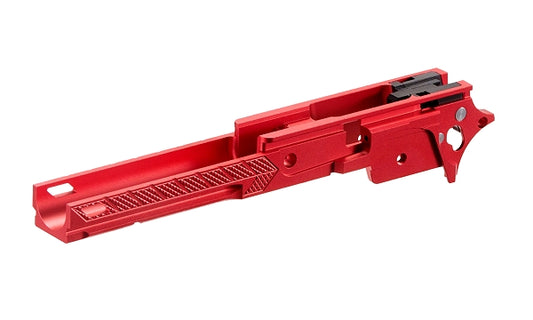 DR.BLACK マルイ Hi-CAPA 5.1用 4.3" CNCアルミフレーム Type F-07 - レット