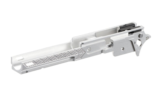 DR.BLACK マルイ Hi-CAPA 5.1用 4.3" CNCアルミフレーム Type F-07 - シルバー