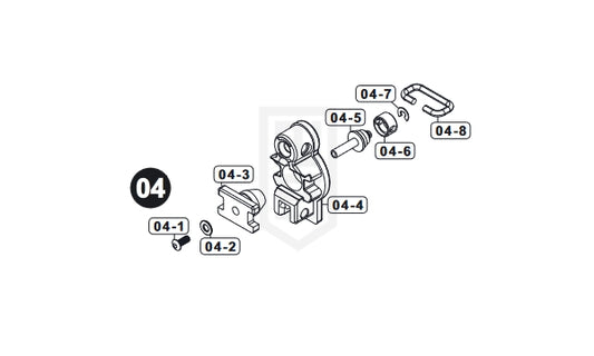 VFC MP5K 純正パーツ - レシーバ リアキャップ セット