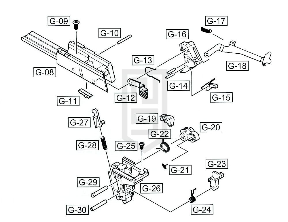 WE G-シリーズ (たん発) 純正パーツ ダイアグラム #2