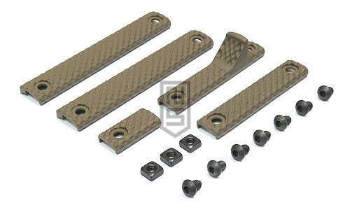 Viper KAC タイプ URX III レール カバー セット B - FDE