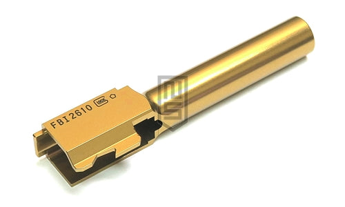 Guarder KJWORKS G23 CNC チタンゴールド アルミ製 アウターバレル - C Type ( G23 FBI )