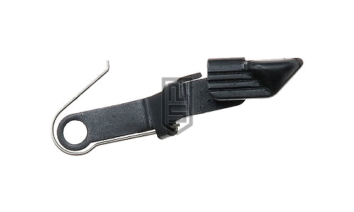 Guarder MARUI G19 / G17 Gen4 專用 エクステンデッド スチール製スライドストップ(ロング) - BK