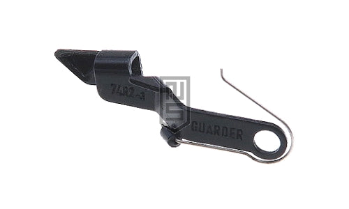 Guarder MARUI G19 / G17 Gen4 專用 エクステンデッド スチール製スライドストップ(ロング) - BK