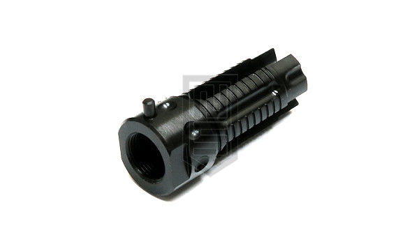 Crusader SR16 QDC556 スチール フラッシュハイダー(黒)