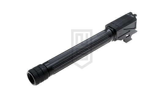 GunDay SIG / VFC M17用　フルート　ツイスト式　スチールアウターバレル（14mm）- 黒