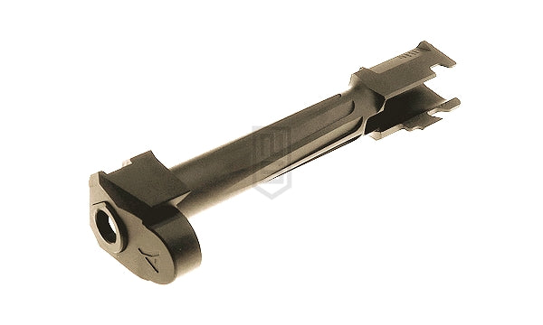 GunDay Umarex / VFC G17 Gen5用　R仕様　ツイスト式　アウターバレル　&　コンペンセイター　セット（14mm）- タン色
